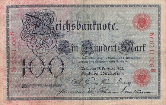 100 Mark 1905 Ro23 S/B